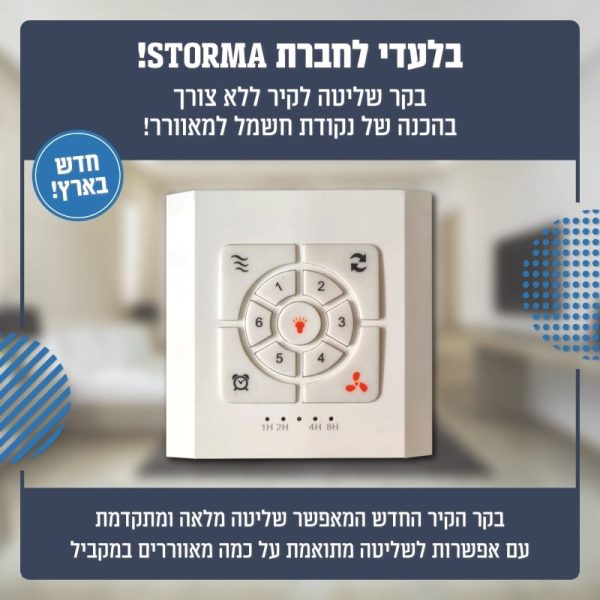 בקר קיר למאוורר תקרה